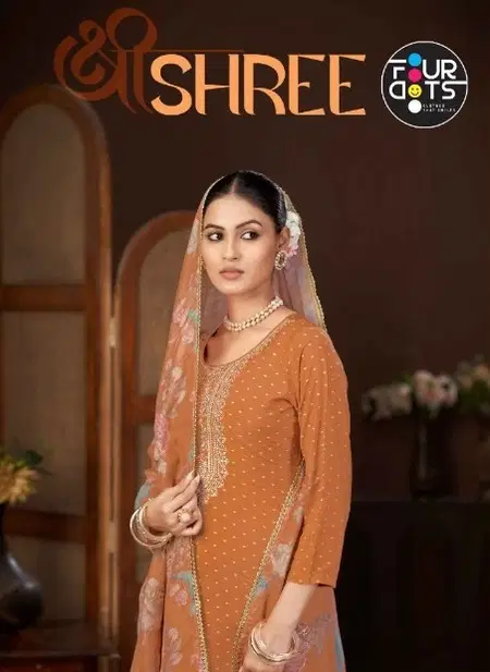 Shree By Fourdots Muslin Designer Salwar Suits Suppliers In India